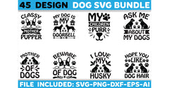 Dog SVG Bundle 9 - CraftNest - Digital Crafting and Art
