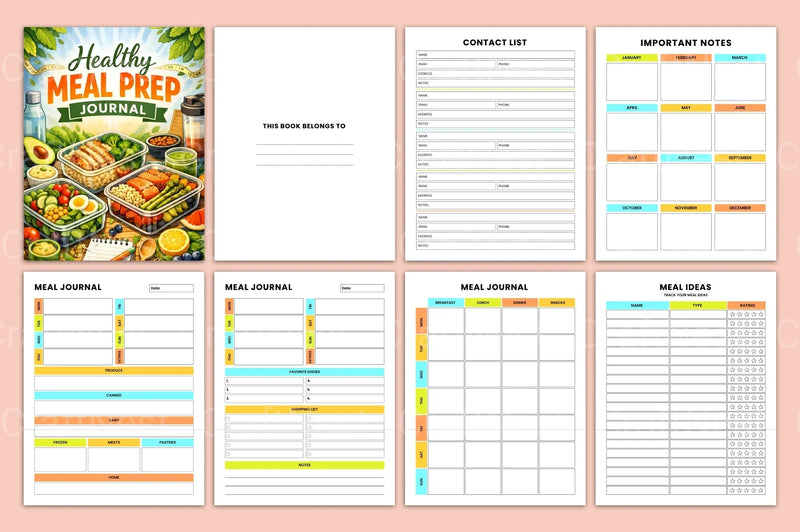 Healthy Meal Prep Guide - CraftNest - Digital Crafting and Art
