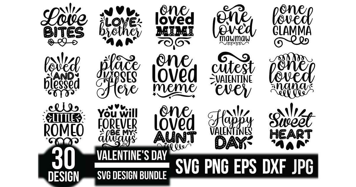 Valentine's Day SVG Bundle 21 - CraftNest - Digital Crafting and Art