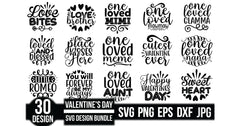 Valentine's Day SVG Bundle 21 - CraftNest - Digital Crafting and Art