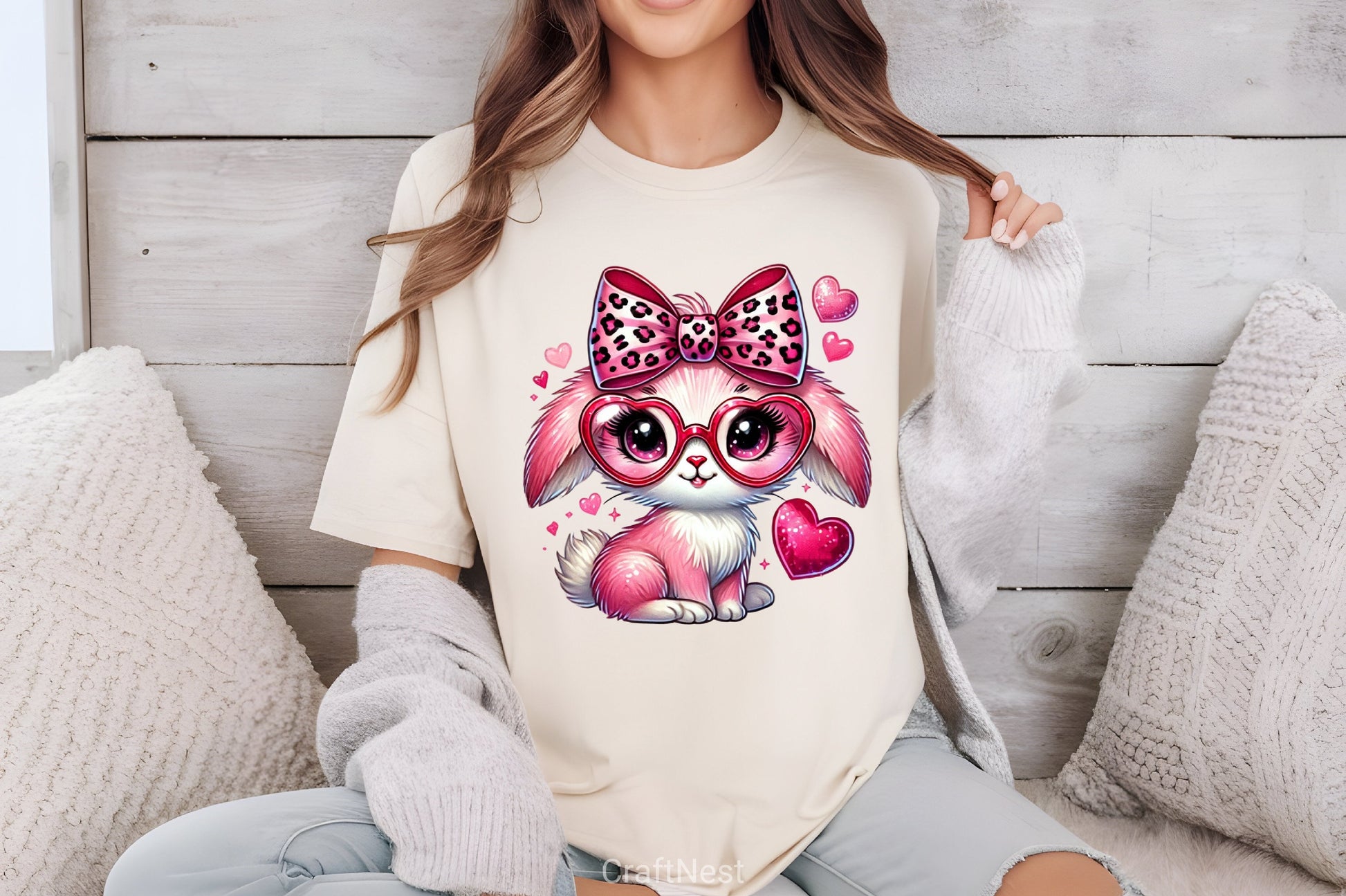 Valentine Bunny Clipart Bundle 2 - CraftNest - Digital Crafting and Art