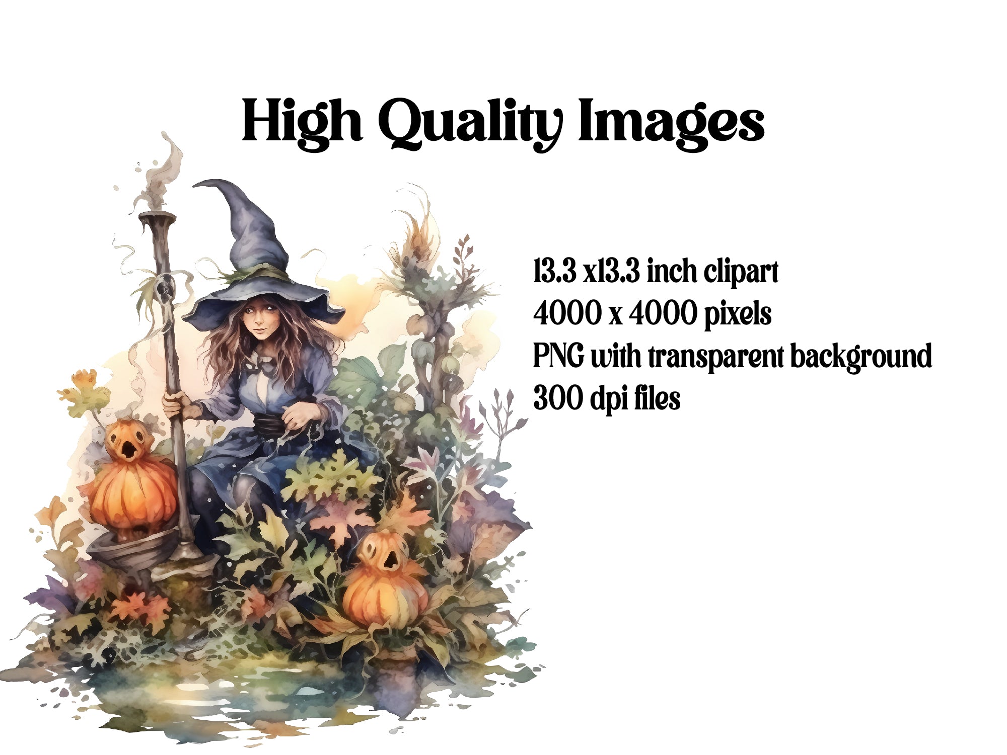 Mighty Witches Clipart - CraftNest