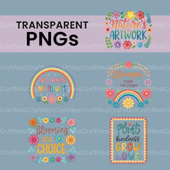 Flower Quotes Clipart Bundle - CraftNest - Digital Crafting and Art