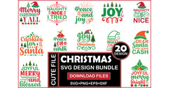 Christmas SVG Bundle 15 - CraftNest - Digital Crafting and Art