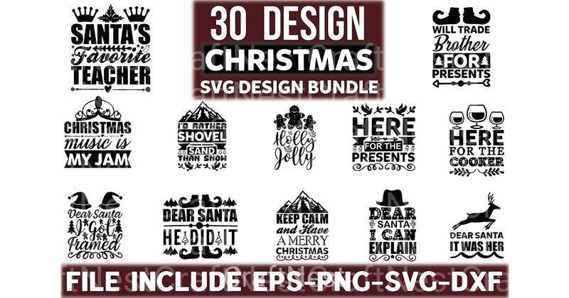 Christmas Bundle 3 - CraftNest - Digital Crafting and Art