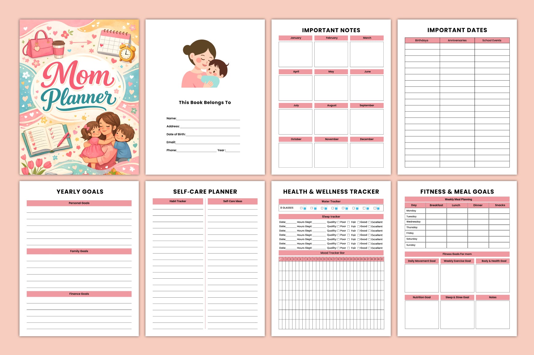 Mom Planner : Organize Your Life