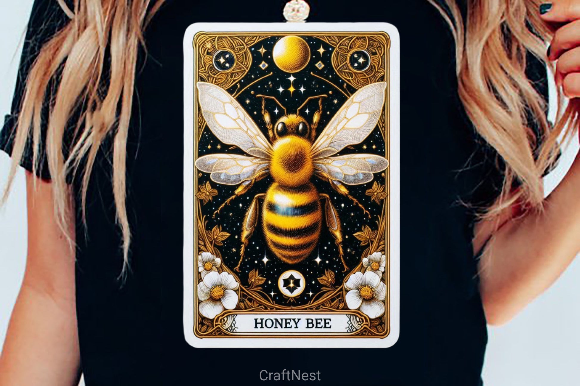 Honey Bee Tarot Card Clipart Bundle 8 - CraftNest - Digital Crafting and Art