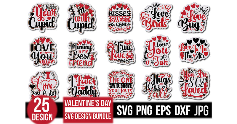 Valentine's Day SVG Bundle - CraftNest - Digital Crafting and Art