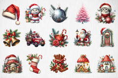 Christmas Clipart Bundle 13 - CraftNest - Digital Crafting and Art