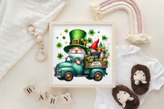 St Patrick's Gnome Truck Clipart Bundle 2 - CraftNest - Digital Crafting and Art