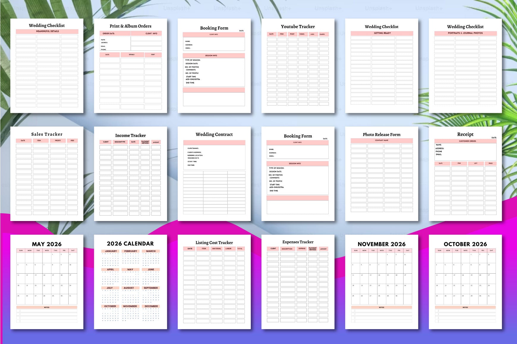 Photography Planner