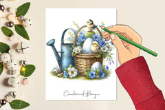 Vintage Easter Floral Basket Clipart Bundle - CraftNest - Digital Crafting and Art