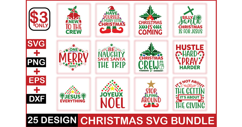 Christmas SVG Bundle 13 - CraftNest - Digital Crafting and Art