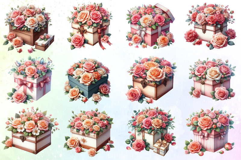 Roses Clipart Bundle - CraftNest - Digital Crafting and Art