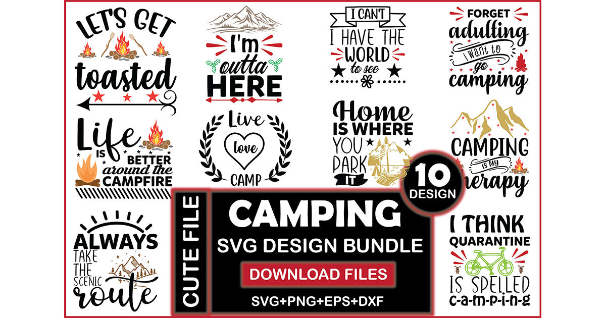 Camping Bundle 6 - CraftNest - Digital Crafting and Art