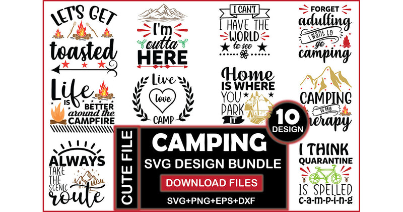 Camping Bundle 6 - CraftNest - Digital Crafting and Art