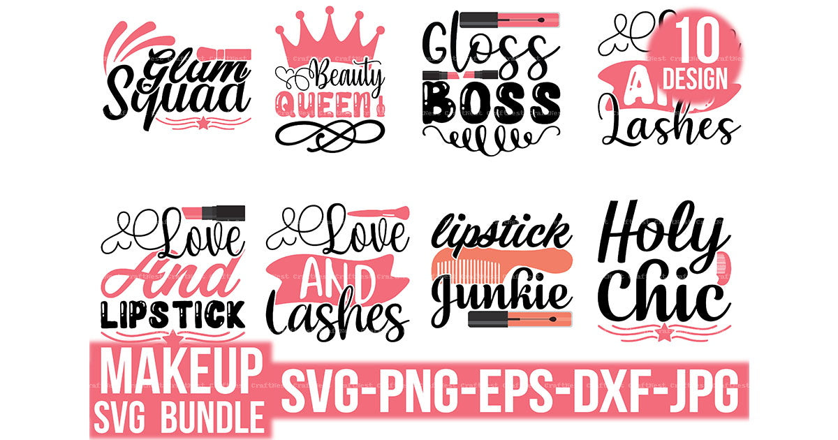 Makeup SVG Bundle for Creative Designs