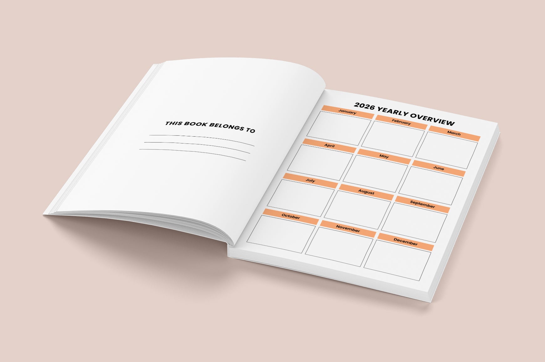 Monthly Goal Planning Planner