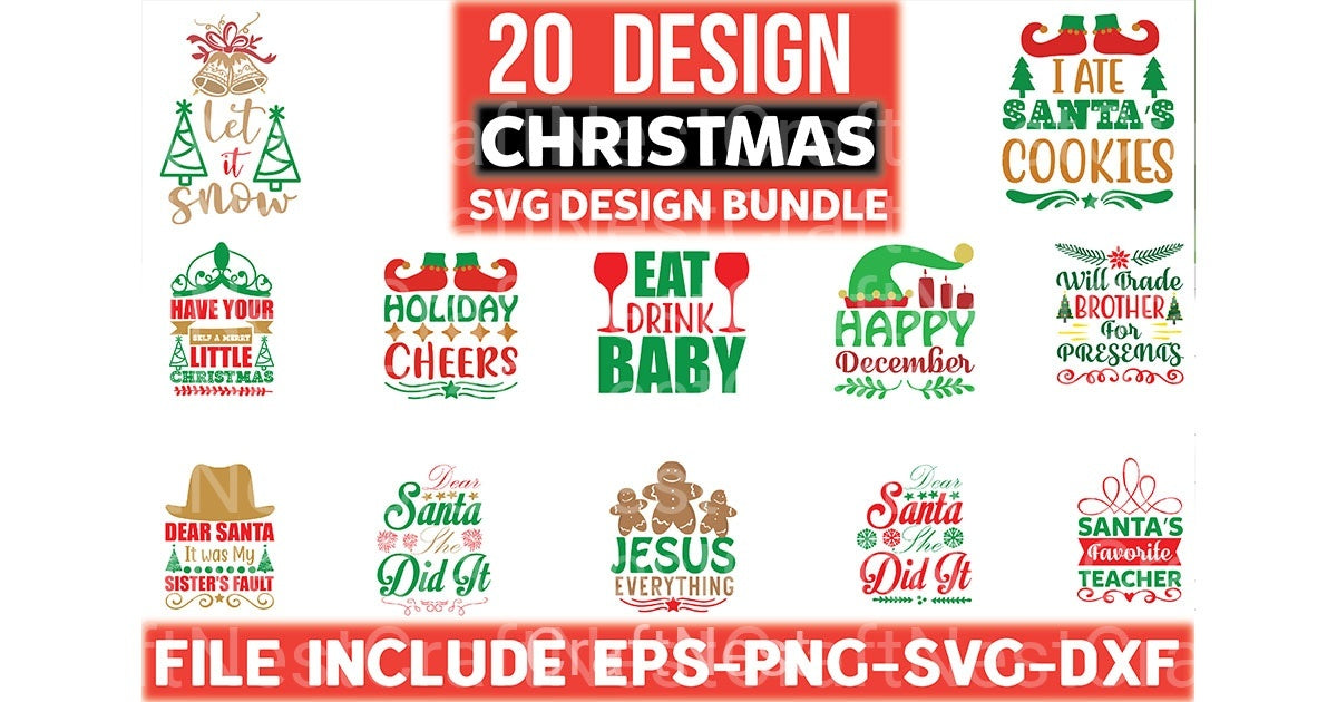 Christmas Design Bundle - CraftNest - Digital Crafting and Art