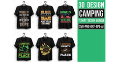 Camping T Shirt Bundle 7 - CraftNest - Digital Crafting and Art