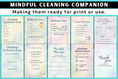 Mindful Cleaning Companion Guide - CraftNest - Digital Crafting and Art