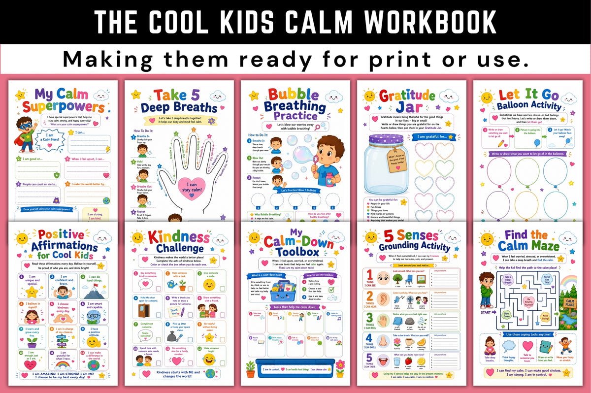 The Cool Kids Calm Workbook