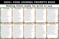 Food Prompts Book for Creative Inspiration - CraftNest - Digital Crafting and Art
