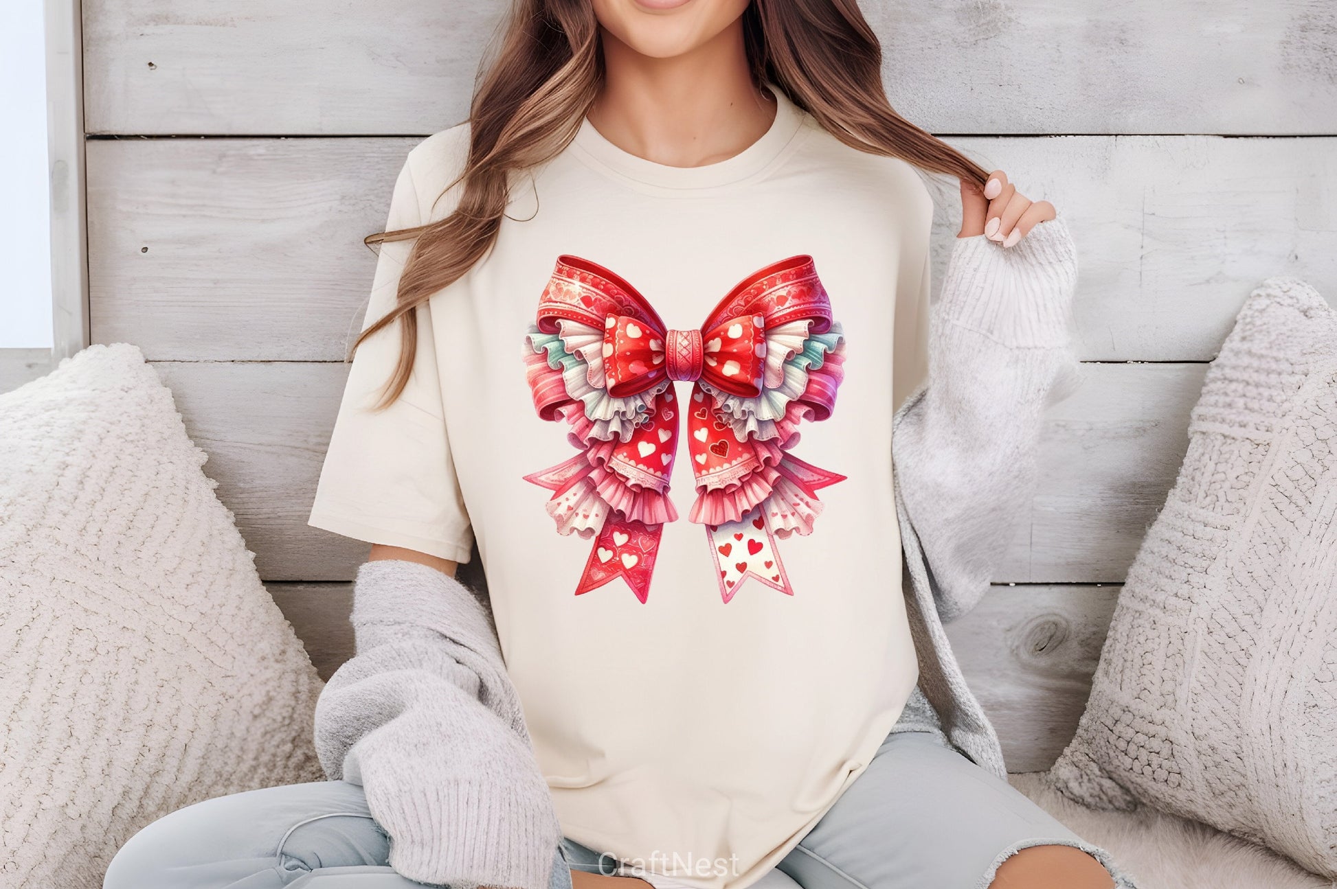 Coquette Valentine Clipart Bundle 14 - CraftNest - Digital Crafting and Art