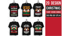 Christmas T Shirt 20 Bundle 4 - CraftNest - Digital Crafting and Art