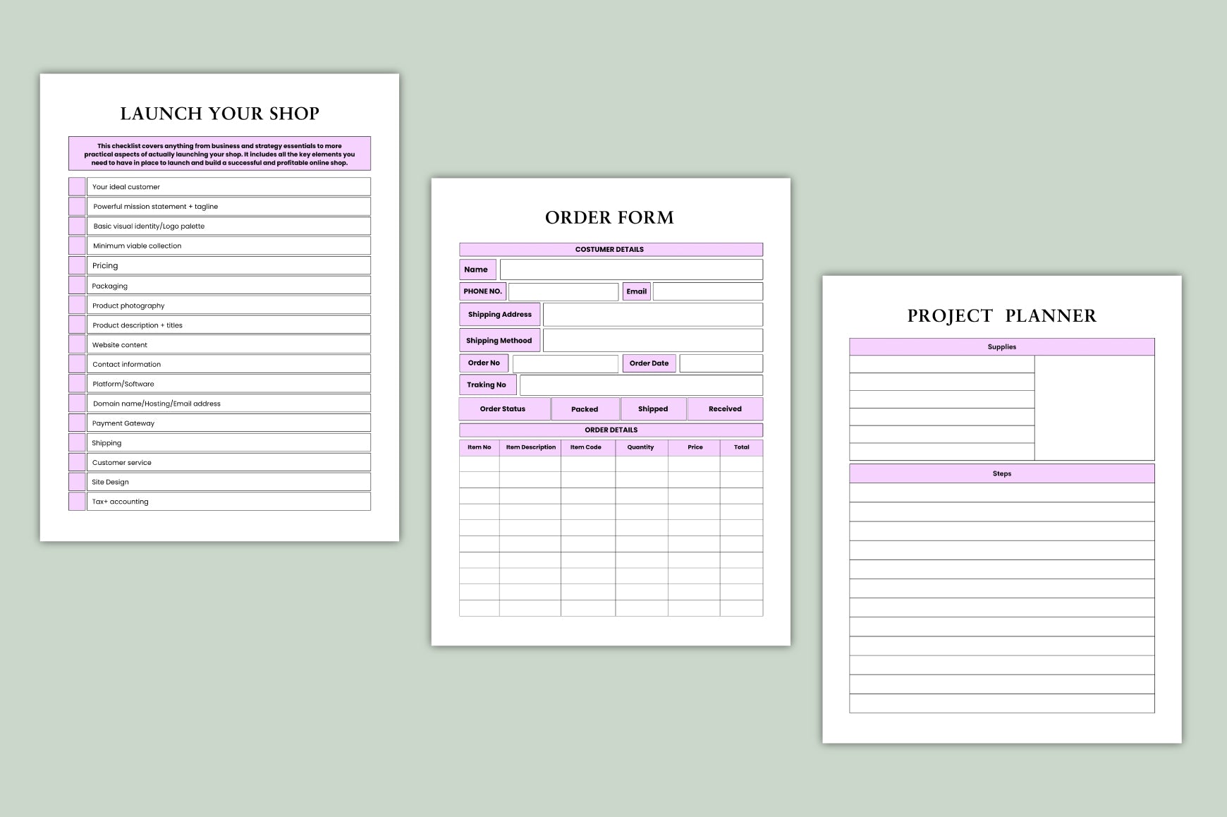 Craft Pro Success Planner
