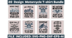 Bike T-Shirt Bundle 1 - CraftNest - Digital Crafting and Art