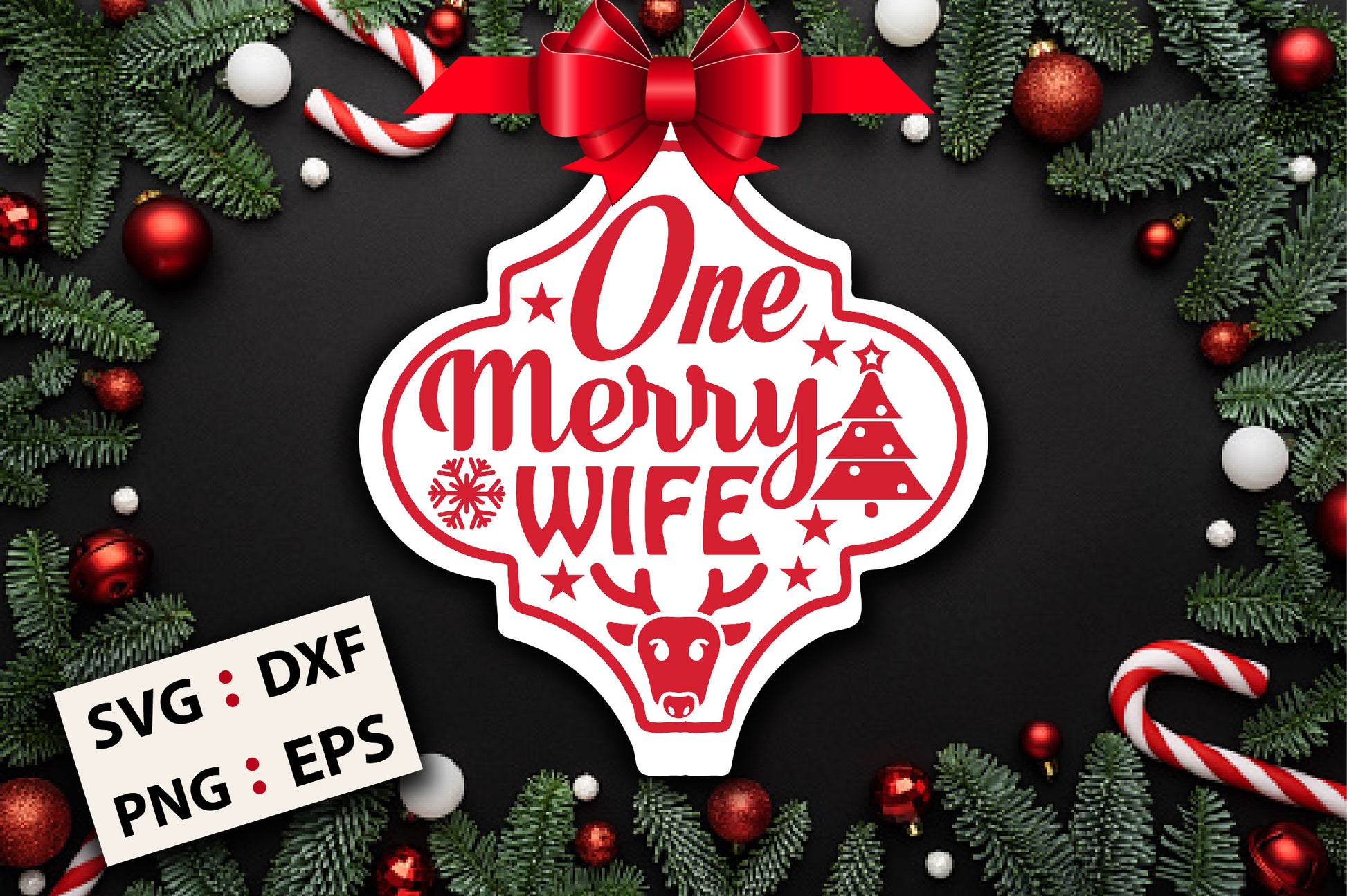 Christmas Arabesque Ornament SVG Bundle 3 - CraftNest - Digital Crafting and Art