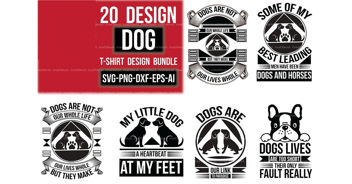 Dog T-Shirt SVG Bundle 99