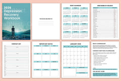 Depression Recovery Workbook for Healing and Growth - CraftNest - Digital Crafting and Art