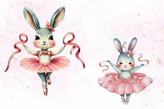 Ballerina Bunny Clipart Bundle 1 - CraftNest - Digital Crafting and Art