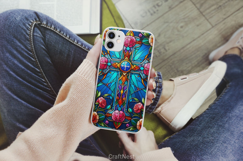 Stained Glass Cross Tarot Card Clipart Bundle 10 - CraftNest - Digital Crafting and Art