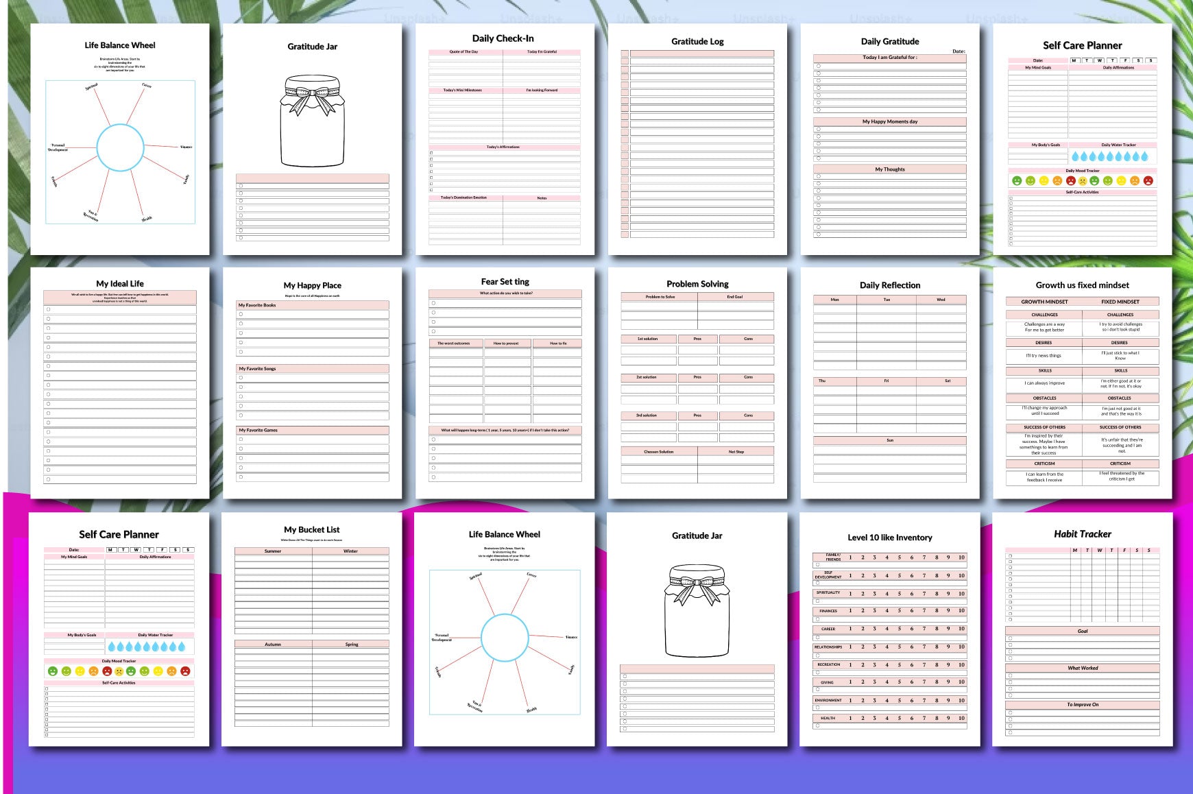 ADHD Self-Care Planner