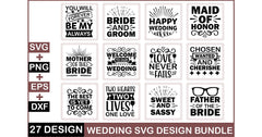 Wedding SVG Bundle 1 - CraftNest - Digital Crafting and Art