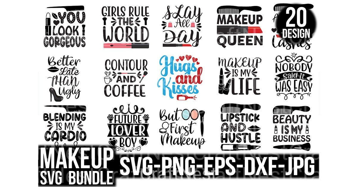 Makeup Bundle - CraftNest - Digital Crafting and Art