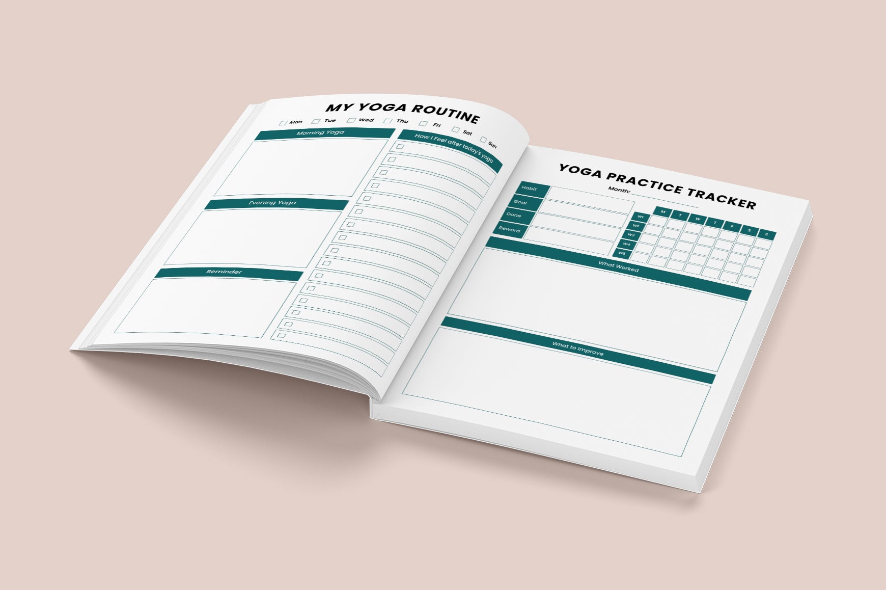 Mind Body Yoga Practice Journal