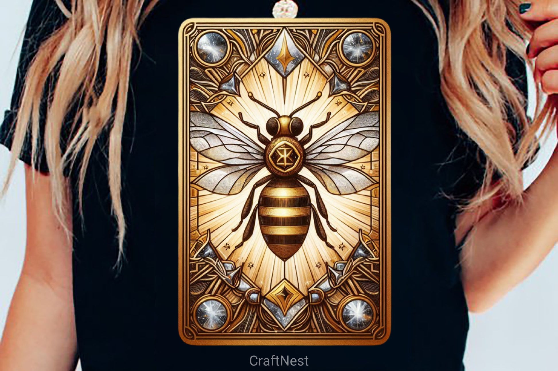 Honey Bee Tarot Card Clipart Bundle 4 - CraftNest - Digital Crafting and Art