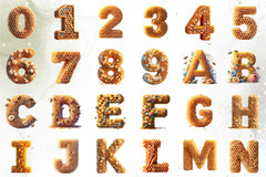 Honeycomb Alphabet Clipart Bundle - CraftNest - Digital Crafting and Art