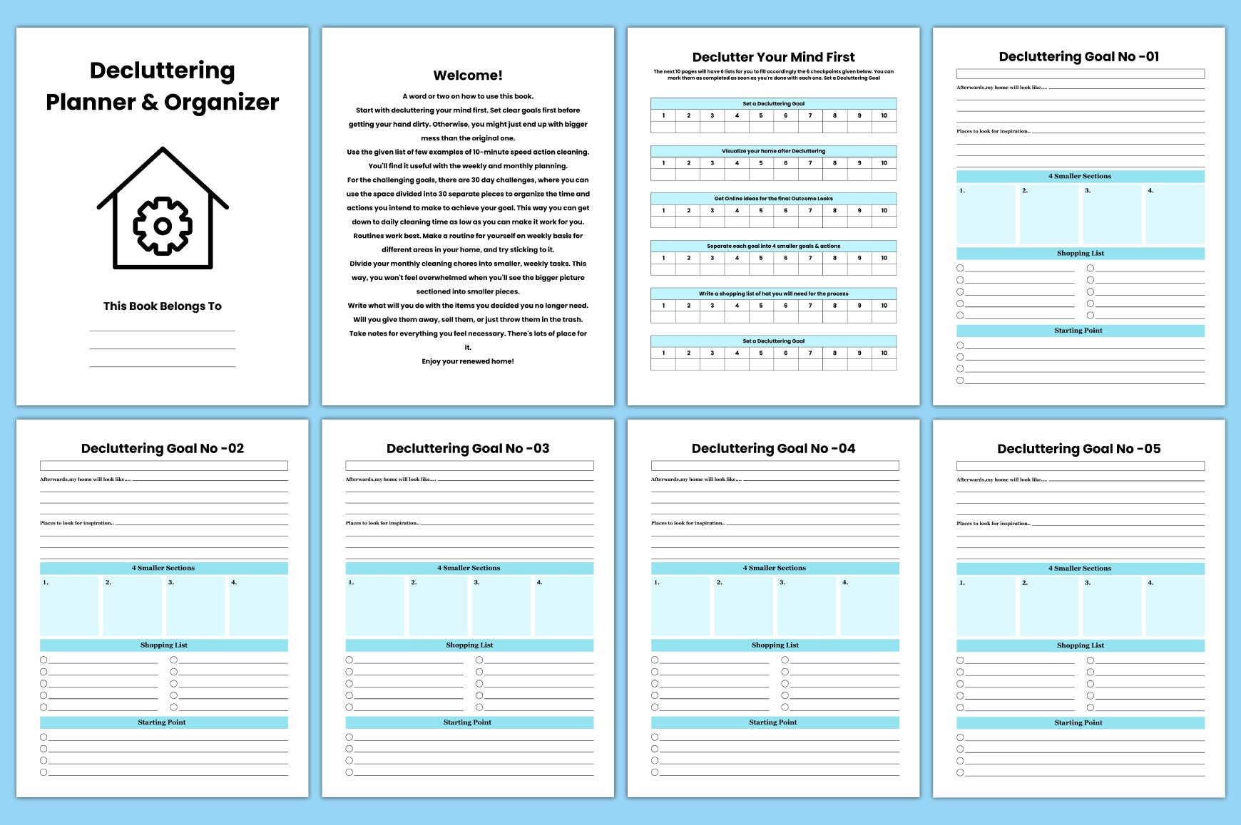 Decluttering Planner