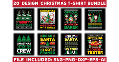 Christmas T-Shirt Bundle 3 - CraftNest - Digital Crafting and Art