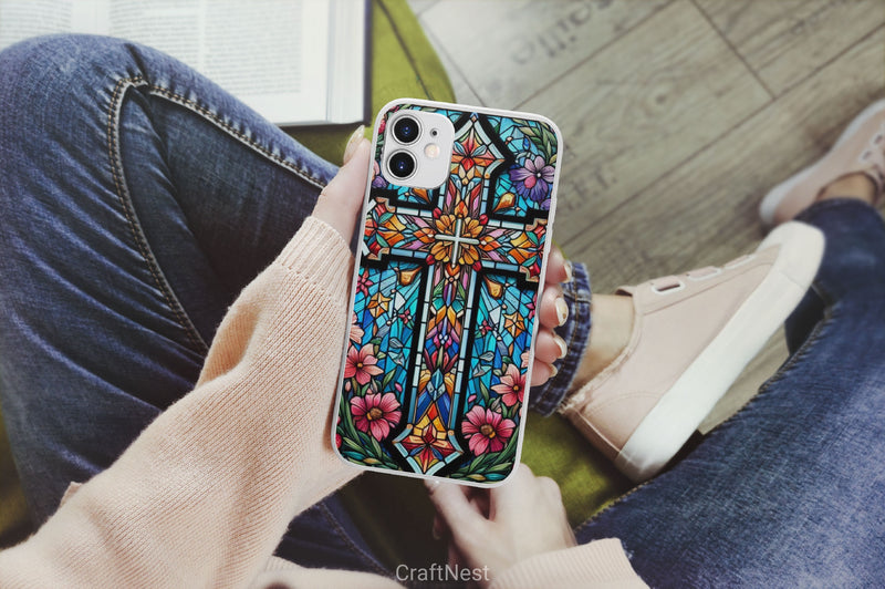 Stained Glass Cross Tarot Card Clipart Bundle 15 - CraftNest - Digital Crafting and Art