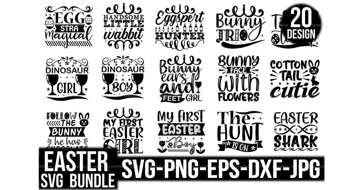 Easter Design SVG Bundle 3