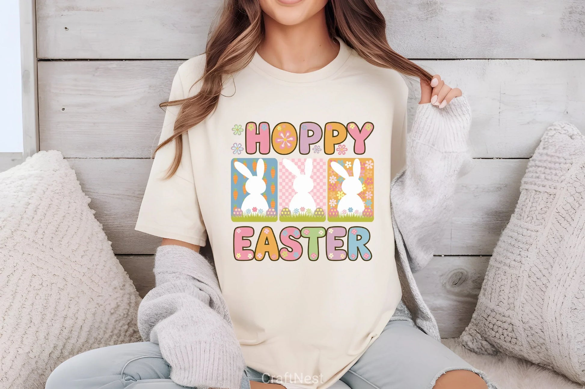 Hoppy Easter Bunny Clipart Bundle 44 - CraftNest - Digital Crafting and Art