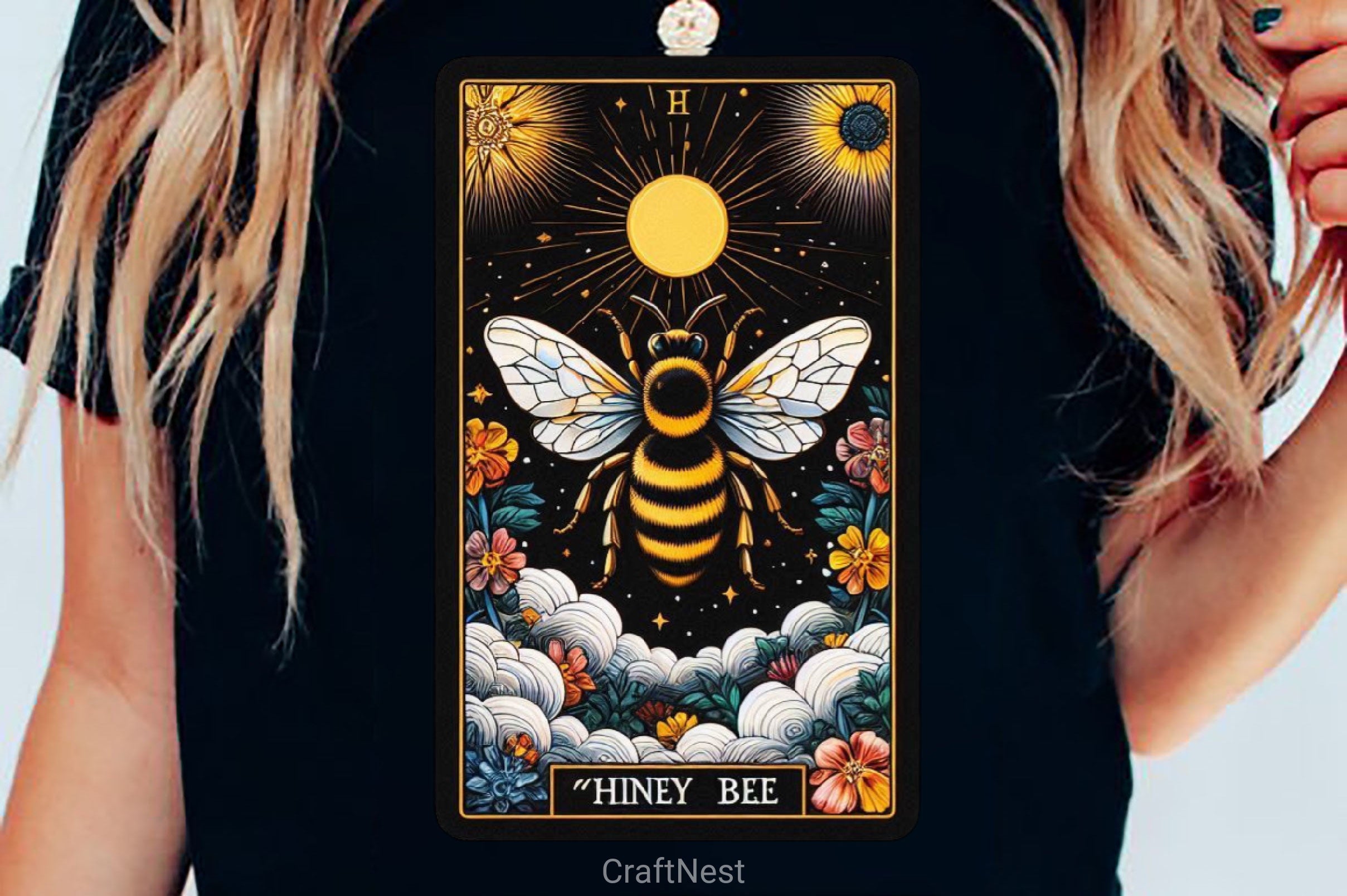 Honey Bee Tarot Card Clipart Bundle 1 - CraftNest - Digital Crafting and Art