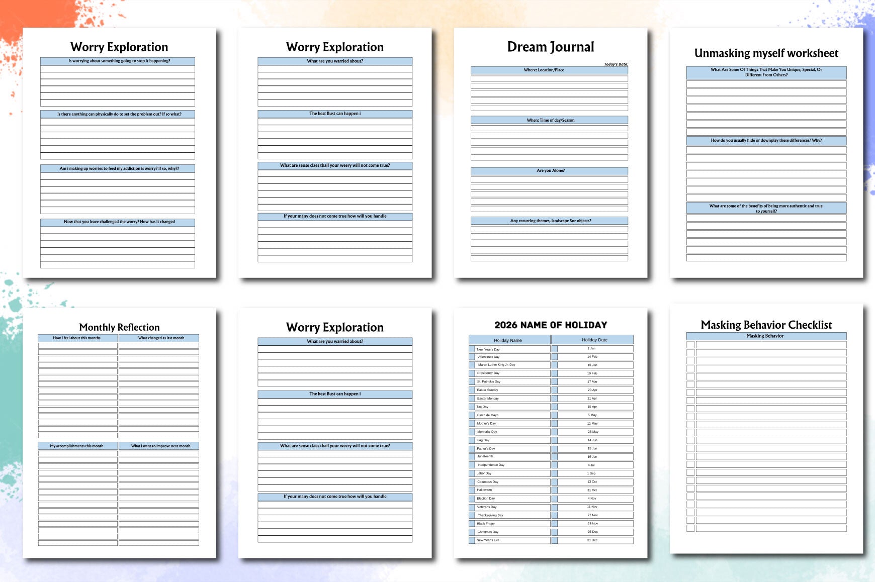Stress Processing Journal