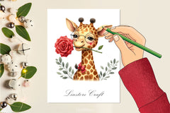 Giraffe Clipart Bundle 3 - CraftNest - Digital Crafting and Art